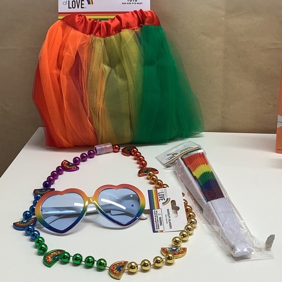 Pride Party Costume Accessories LGBTQ+: Rainbow Party Festival. New With Tags. - Picture 5 of 5